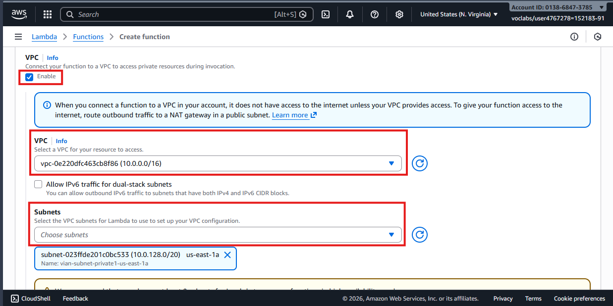 Create Lambda Ingest 3