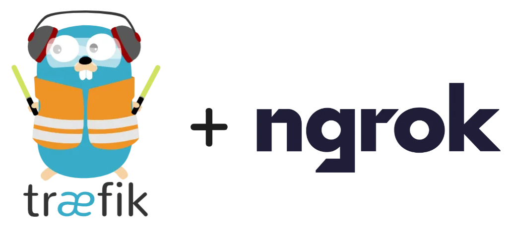 Local Apps go to public with Traefik and Ngrok via Container Docker
